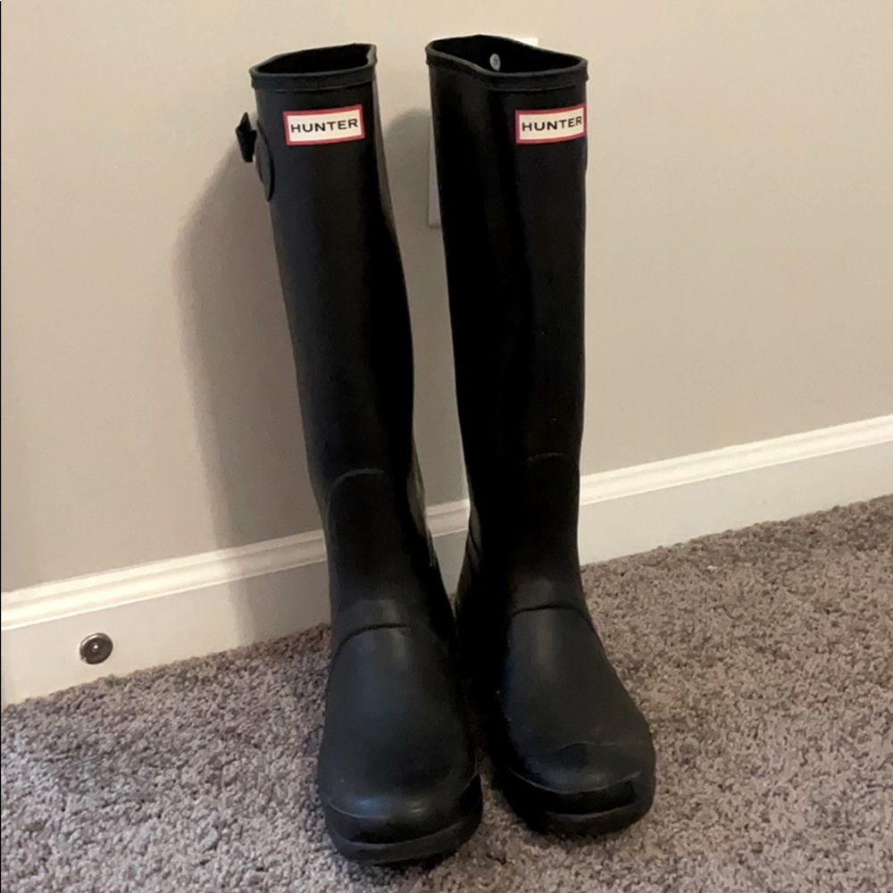 Hunter tall rain boots
